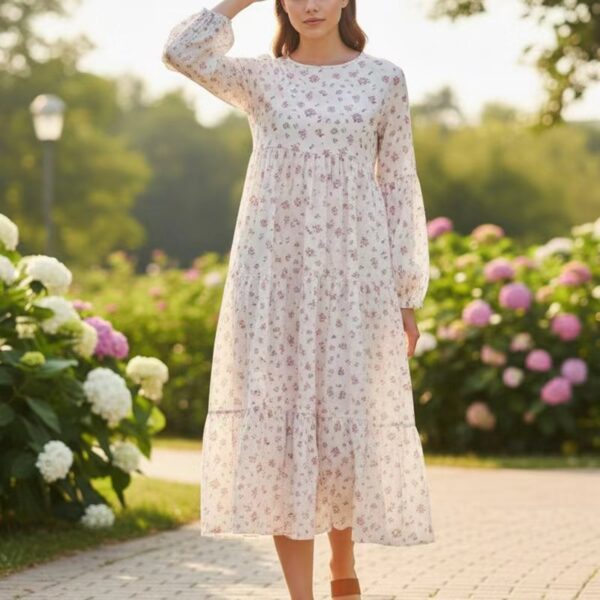 The Maxi Twill Dress