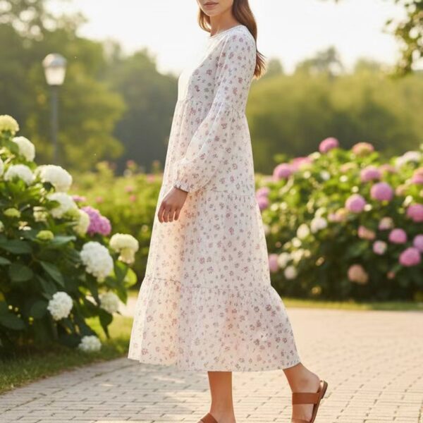 The Maxi Twill Dress